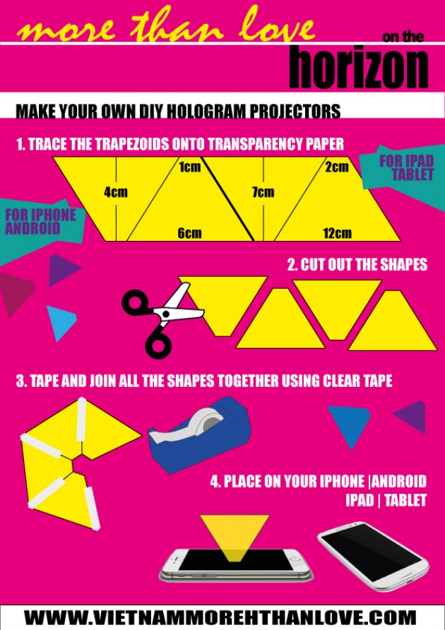Vietnam MoreThan Love on theHorizon: Make Your Own DYI Hologram Projectors (English)
